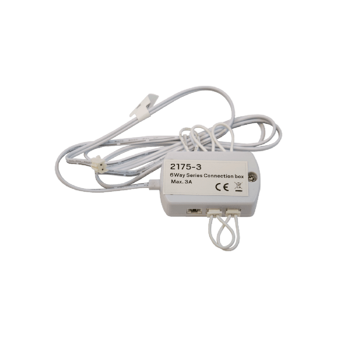 Connection box 6-way-Elektro tilbehør lamper-Norlux-Lightup.no