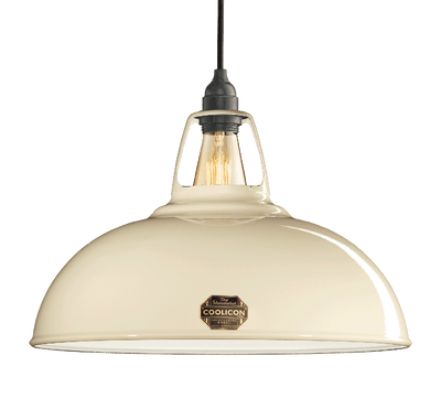 Coolicon Large 1933 Design takpendel E27 - Classic Cream - Porselen oppheng-Takpendler-Coolicon-CL02-CRM+SK02-E27-POR-Lightup.no