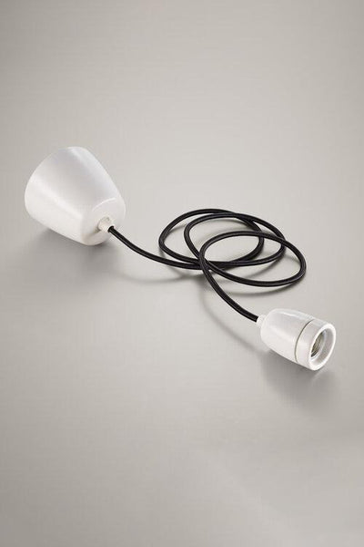 Coolicon Large 1933 Design takpendel E27 - Classic Cream - Porselen oppheng-Takpendler-Coolicon-CL02-CRM+SK02-E27-POR-Lightup.no