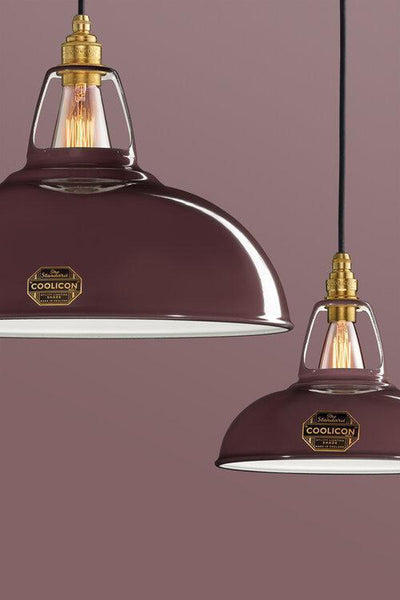 Coolicon Large 1933 Design takpendel E27 - Metropolitan - Porselen oppheng-Takpendler-Coolicon-CL02-MET+SK02-E27-POR-Lightup.no