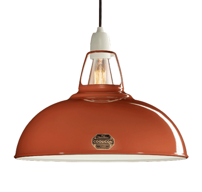 Coolicon Large 1933 Design takpendel E27 - Terracotta - Industrielt oppheng-Takpendler-Coolicon-CL02-TER+SK02-E27-IND-Lightup.no