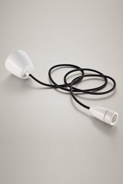 Coolicon Orginal 1933 Design takpendel E14 - Classic Cream - Porselen oppheng-Takpendler-Coolicon-CL01-CRM+SK01-E14-POR-Lightup.no