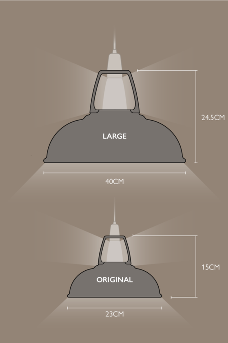 Coolicon Orginal 1933 Design takpendel E14 - Original Grey - Porselen oppheng-Takpendler-Coolicon-CL01-GRY+SK01-E14-POR-Lightup.no