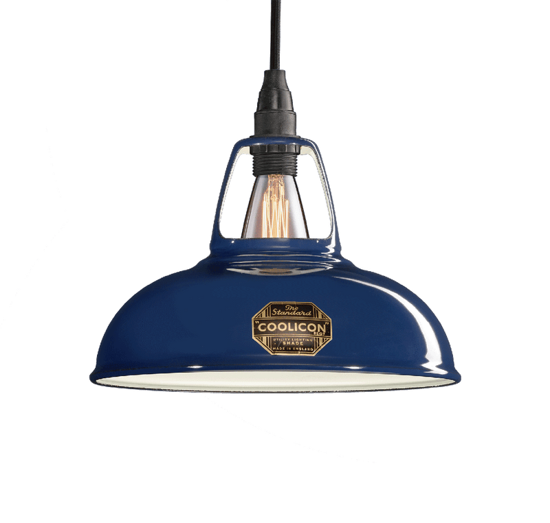 Coolicon Orginal 1933 Design takpendel E14 - Royal Blue - Messing oppheng-Takpendler-Coolicon-CL01-BLU+SK01-E14-BRS-Lightup.no