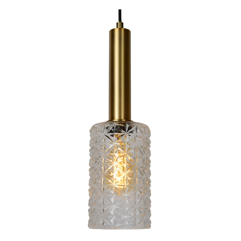 Coralie takpendel 7 - Klar/Matt gull-Takpendler-Lucide-LC45498/07/60-Lightup.no