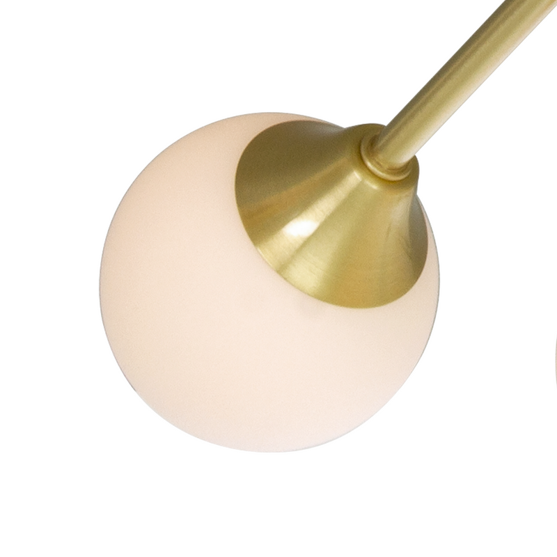 Cosmos taklampe - Messing/Opal hvit-Taklamper-Aneta Lighting-16002-25-Lightup.no