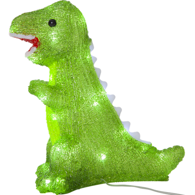 Crystalo dino 25 cm 30 LED IP44 - Grønn-Utebelysning Hagebelysning-Star Trading-583-46-Lightup.no