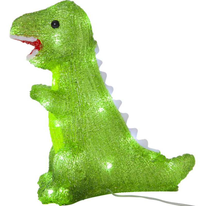 Crystalo dino 25 cm 30 LED IP44 - Grønn-Utebelysning Hagebelysning-Star Trading-583-46-Lightup.no