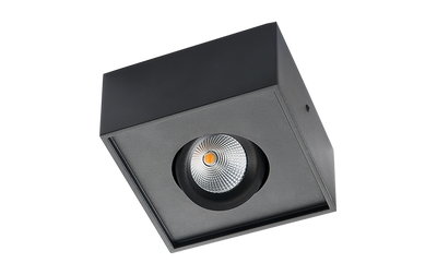 Cube DimToWarm 6W LED 2000-2800K Ra>95 - Svart-Taklamper-Sg Armaturen As-3100559-Lightup.no