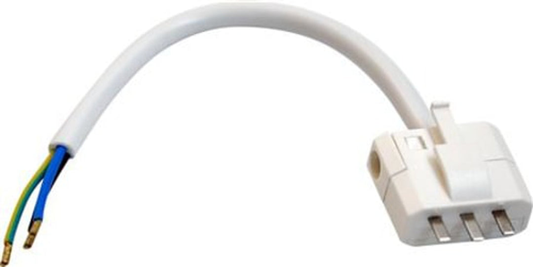 DCL kontakt med ledning 15cm - Hvit-Elektro stikkontakter-Lightup.no-Hvit-7922794-Lightup.no