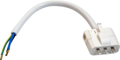 DCL kontakt med ledning 15cm - Hvit-Elektro stikkontakter-Lightup.no-7922794-Lightup.no