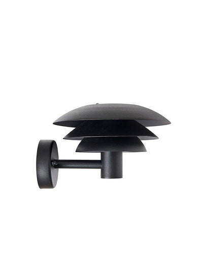 DL20 utendørs vegglampe IP44 - Svart-Utebelysning vegg klassisk-Dyberg Larsen-DL-1020-Lightup.no