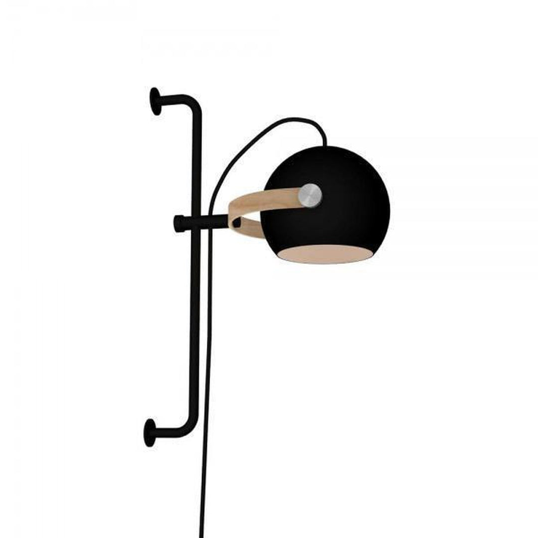 D.C vegglampe - Svart-Vegglamper-Halo Designs-Svart-5705639734146-Lightup.no