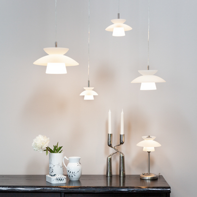 Dallas takpendel 18 - opal glass-Takpendler-Halo Designs-5705639708178-Lightup.no