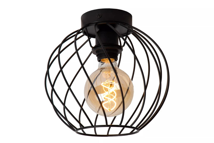 Danza taklampe 25 cm-Taklamper-Lucide-Svart-LC21128/25/30-Lightup.no