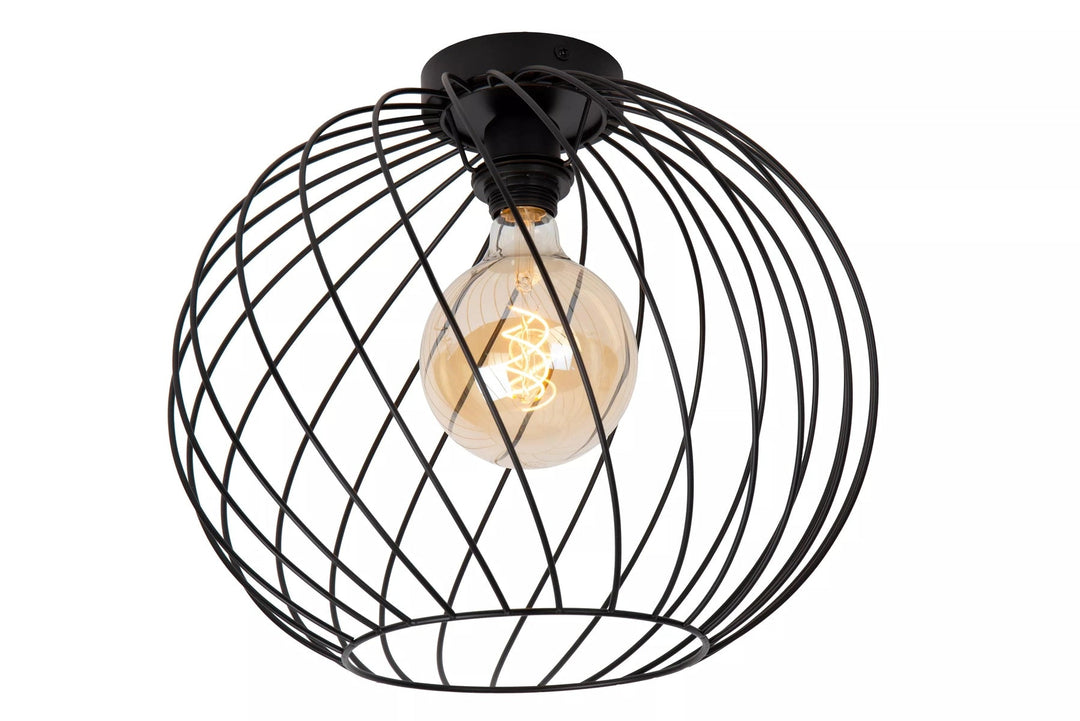 Danza taklampe 40 cm-Taklamper-Lucide-Svart-LC21128/40/30-Lightup.no