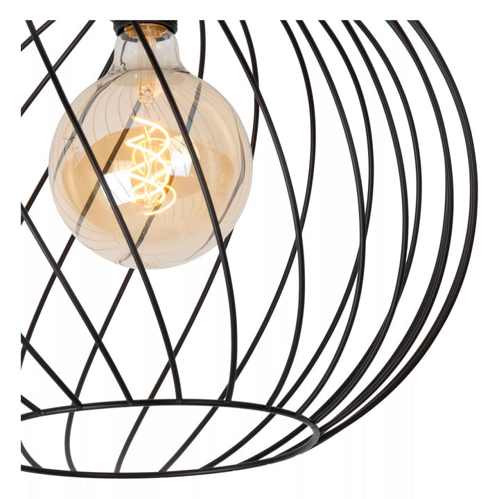 Danza taklampe 40 cm-Taklamper-Lucide-Svart-LC21128/40/30-Lightup.no