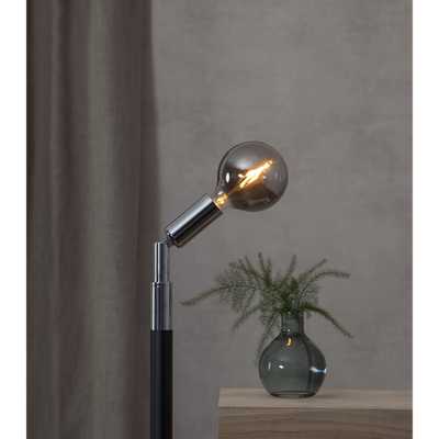 Decoration Globe smoke 80mm, dimbar E14 1,5W - Smoke-LED-pære E14 sokkel-Star Trading-355-62-Lightup.no