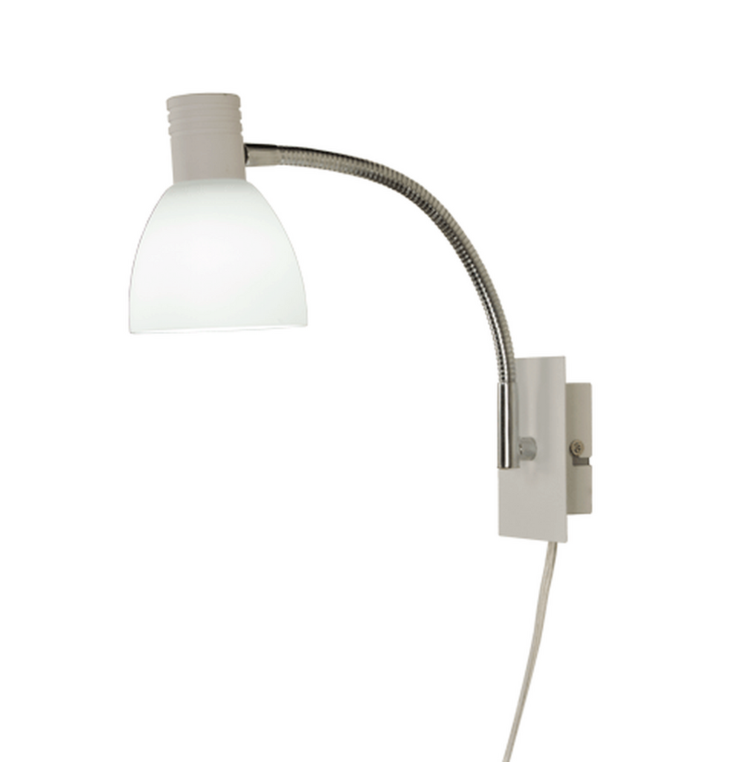 Deka vegglampe - hvit-Vegglamper-Aneta Lighting-60703-01-Lightup.no