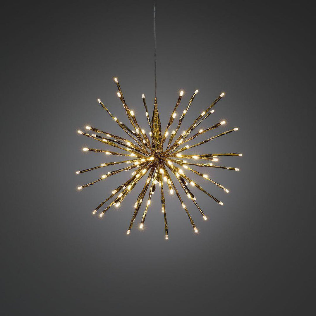 Dekorasjonsball 40 cm 120 LED varmhvit - Gull-Julebelysning dekor og pynt-Konstsmide-Gull-2896-803-Lightup.no