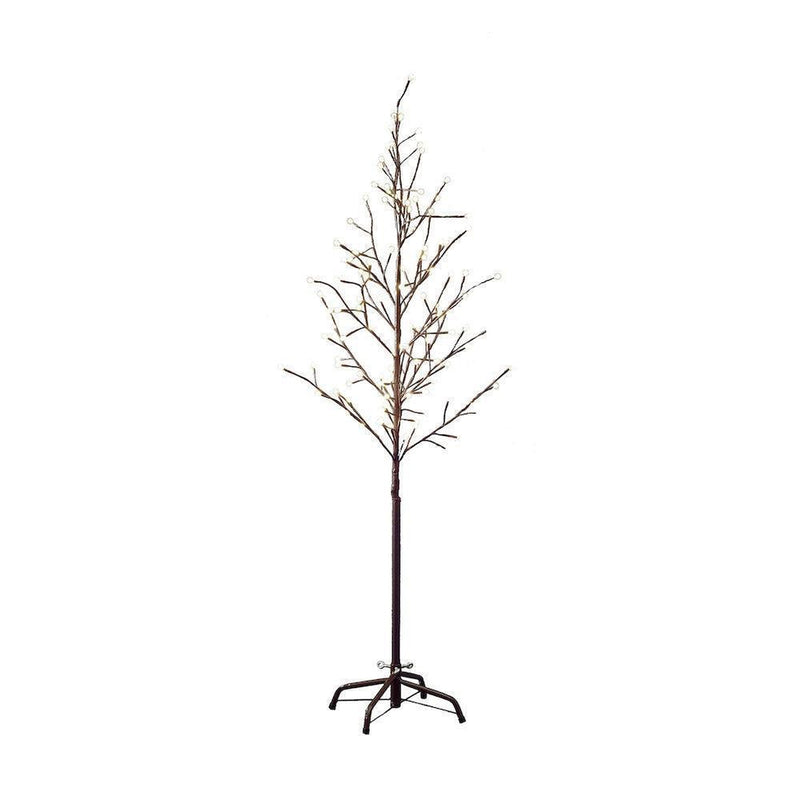 Dekorasjonstre 150 cm med Cherry lights IP44 utendørs - Brun-Julebelysning dekor og pynt ute-Konstsmide-3378-600-Lightup.no