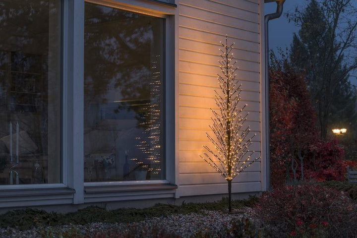 Dekorasjonstre 210 cm med 504 LED amber farget IP44 utendørs-Julebelysning dekor og pynt ute-Konstsmide-Svart-3387-700-Lightup.no