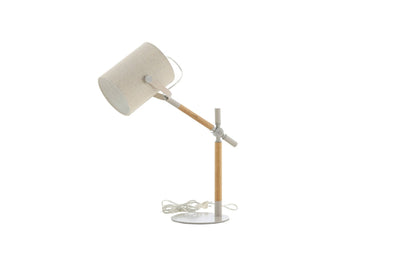 Dennis bordlampe - Beige/Trefarget-Bordlamper-Venture Home-15670-440-Lightup.no