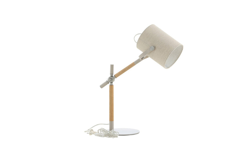 Dennis bordlampe - Beige/Trefarget-Bordlamper-Venture Home-15670-440-Lightup.no