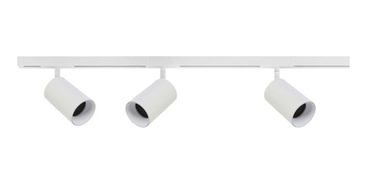 Designline Tube Pro komplett 1 meter spotskinne med 3 spotter GU10-Spotskinner 230V-Antidark-Hvit-3-311-10-1+4-311-01-1+2-312-01-1-Lightup.no