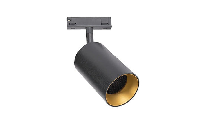 Designline Tube Pro komplett 1 meter spotskinne med 3 spotter GU10 - Svart-Spotskinner 230V-Antidark-Svart-3-311-10-2+4-311-01-2+2-312-01-2-Lightup.no