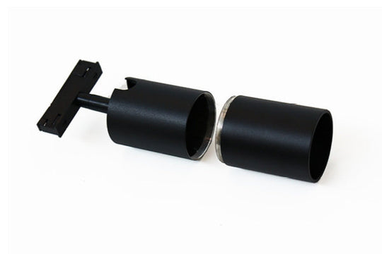Designline Tube forlenger 7 cm frontring - Svart-Spotskinner 230V-Antidark-Svart-8-311-1-2-Lightup.no