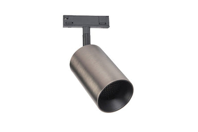 Designline Tube pro enkel spot GU10 - Titanium-Spotskinner 230V-Antidark-2-312-01-9-Lightup.no