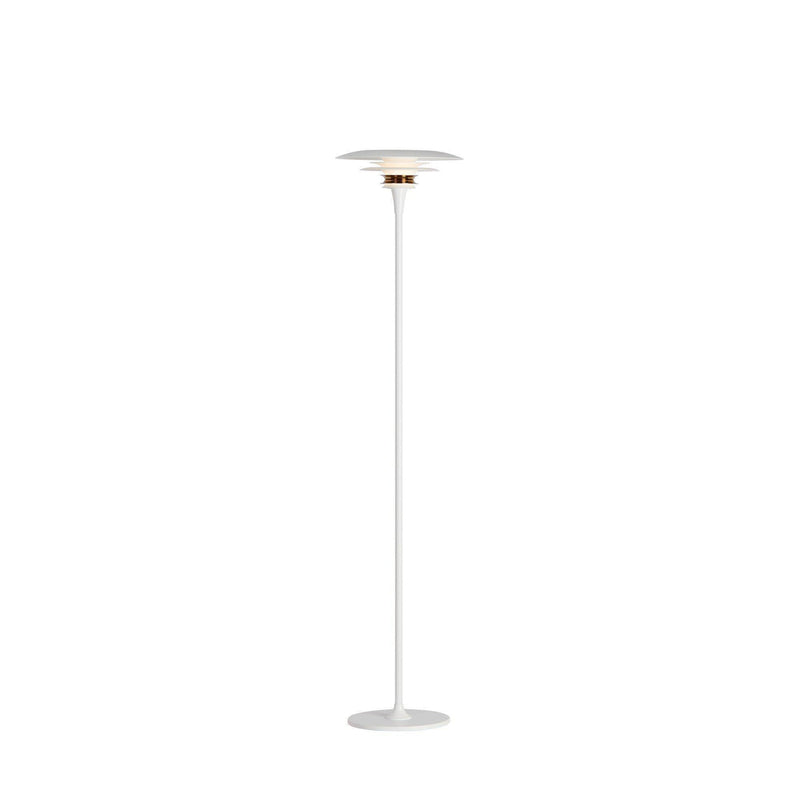 Diablo gulvlampe 134,5 cm G9 - Hvit/Messing-Gulvlamper-Belid-3365091-Lightup.no