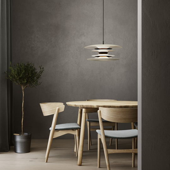 Diablo takpendel D500 E27 - Sand/Metallisk bronse-Takpendler-Belid-Sand-1166506-Lightup.no