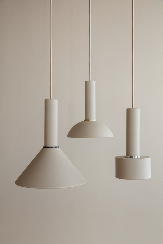 Disc Shade - cashmere-Takpendler-Ferm Living-Cashmere-Feg__100301693-Lightup.no