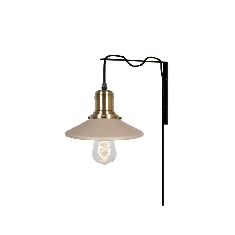 Disc vegglampe - Beige-Vegglamper-Globen Lighting-432602-Lightup.no
