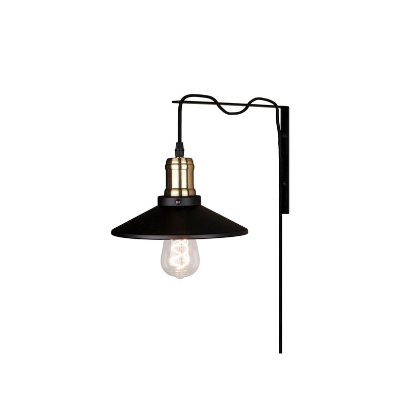 Disc vegglampe - Svart-Vegglamper-Globen Lighting-432611-Lightup.no