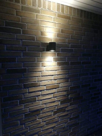 Dolio W90 vegglampe utendørs opp/ned 2x4,2W 3000K IP65 Dimbar - Svart-Utebelysning vegg opp og ned-Antidark-2-237-15-02-Lightup.no