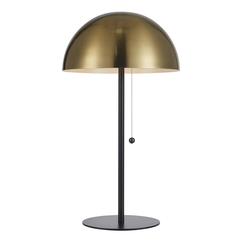 Dome bordlampe - Svart/Messing-Bordlamper-Marksløjd-108257-Lightup.no