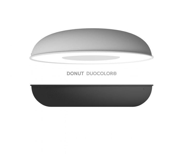 Donut taklampe duocolor IP44 m/sensor - Hvit-Taklamper-Q-Light-3201093-Lightup.no