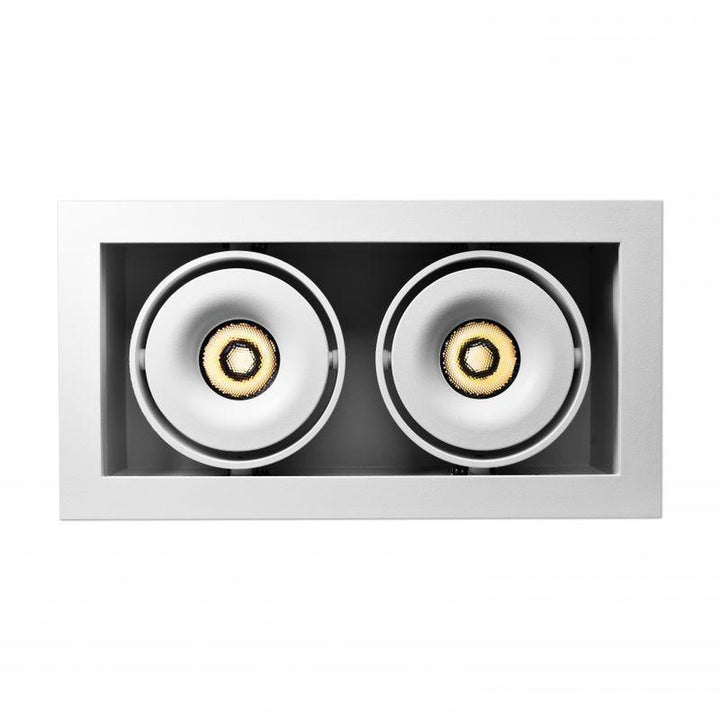 Dorado Duo 2x7W LED, hvit-Downlight lavtbyggende-Q-Light-3234253-Lightup.no