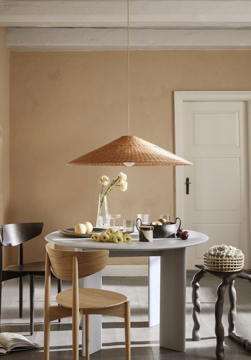 Dou Lampshade Natural - 90 cm-Takpendler-Ferm Living-Natur-Feg__1104263917-Lightup.no