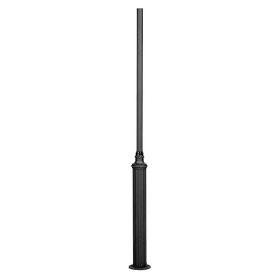 Draco stolpe 2m - Svart-Utebelysning stolpe-Konstsmide-579-750-Lightup.no