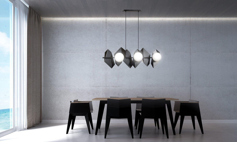 Drifton 6 takpendel - Svart/Opal-Takpendler-Emibig-636/6-Lightup.no
