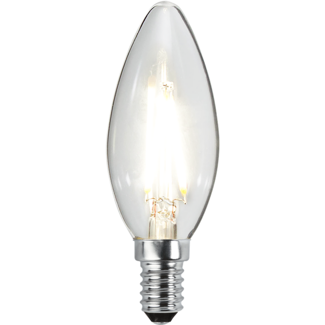 E14 LED C35 2,3W 4000 Kelvin-LED-pære E14 sokkel-Star Trading-351-01-1-Lightup.no