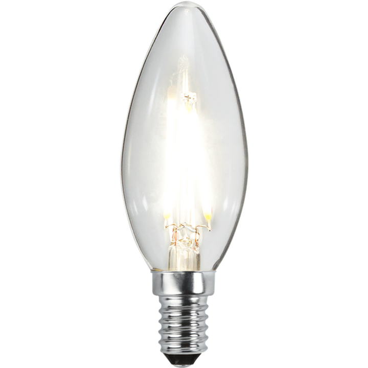 E14 LED C35 2,3W 4000 Kelvin-LED-pære E14 sokkel-Star Trading-351-01-1-Lightup.no