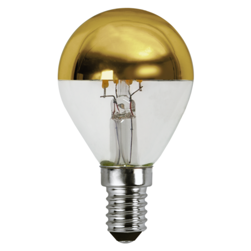 E14 Lyspære med gullfarget topp 3,5W-LED-pære E14 sokkel-Star Trading-352-93-1-Lightup.no