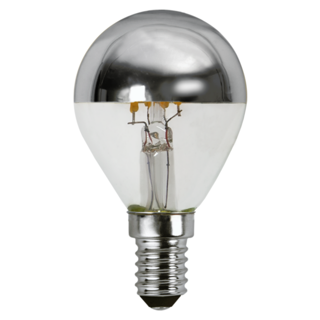 E14 Lyspære med krom topp 3,5W-LED-pære E14 sokkel-Star Trading-Krom-352-91-1-Lightup.no