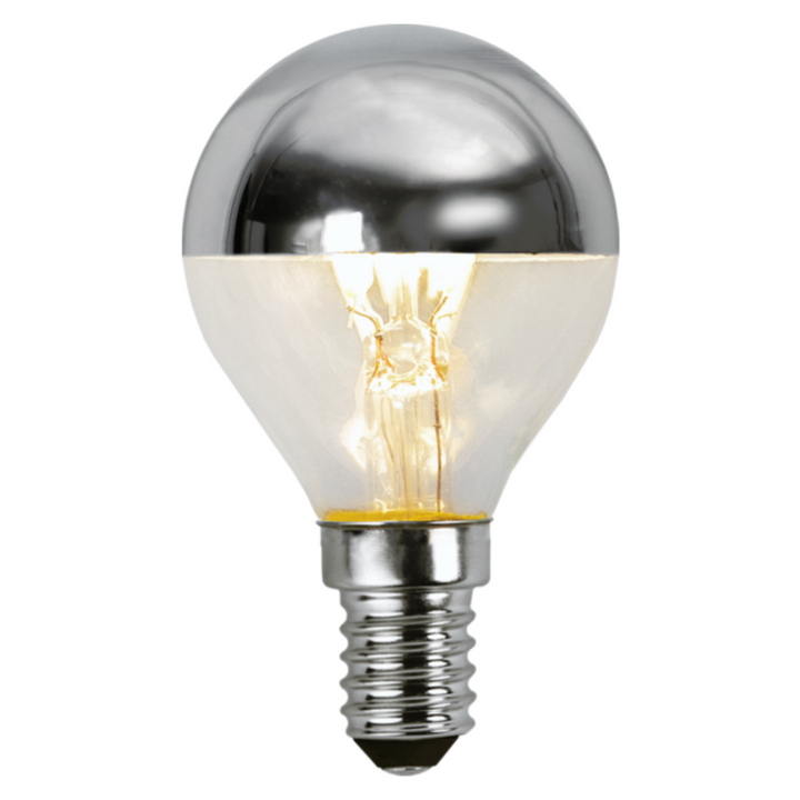 E14 Lyspære med krom topp 3,5W-LED-pære E14 sokkel-Star Trading-Krom-352-91-1-Lightup.no