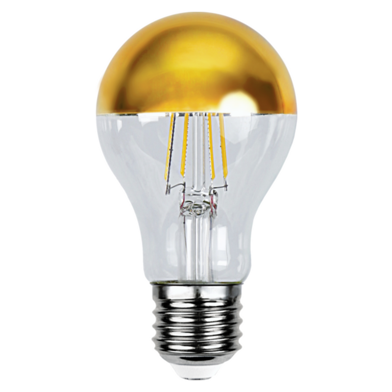 E27 Lyspære med gullfarget topp 4W-LED-pære E27 sokkel-Star Trading-352-95-1-Lightup.no